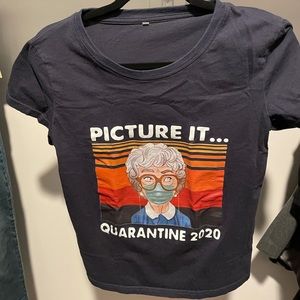 Funny Quarantine Shirt Size M
